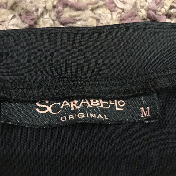 Scarabello Little Black Mini Dress Size M - Picture 7 of 8